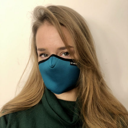 maska antysmogowa, Cristal Sea Green safety mask